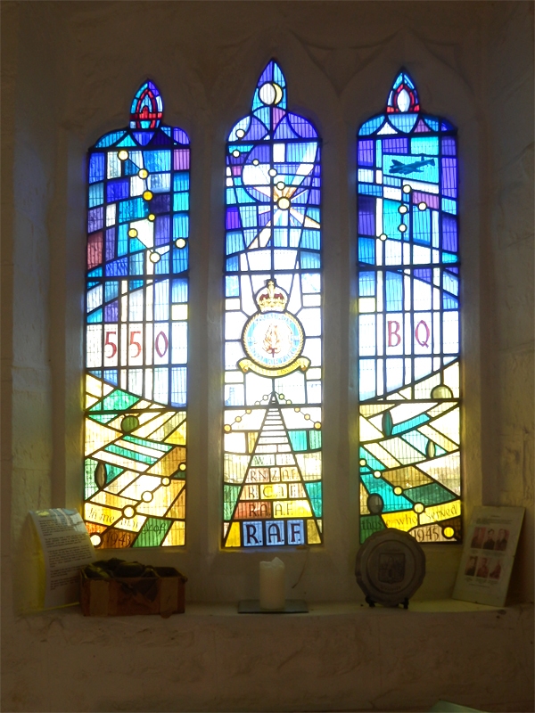 Stained glass window in Saint Denys' Church, North Killingholme